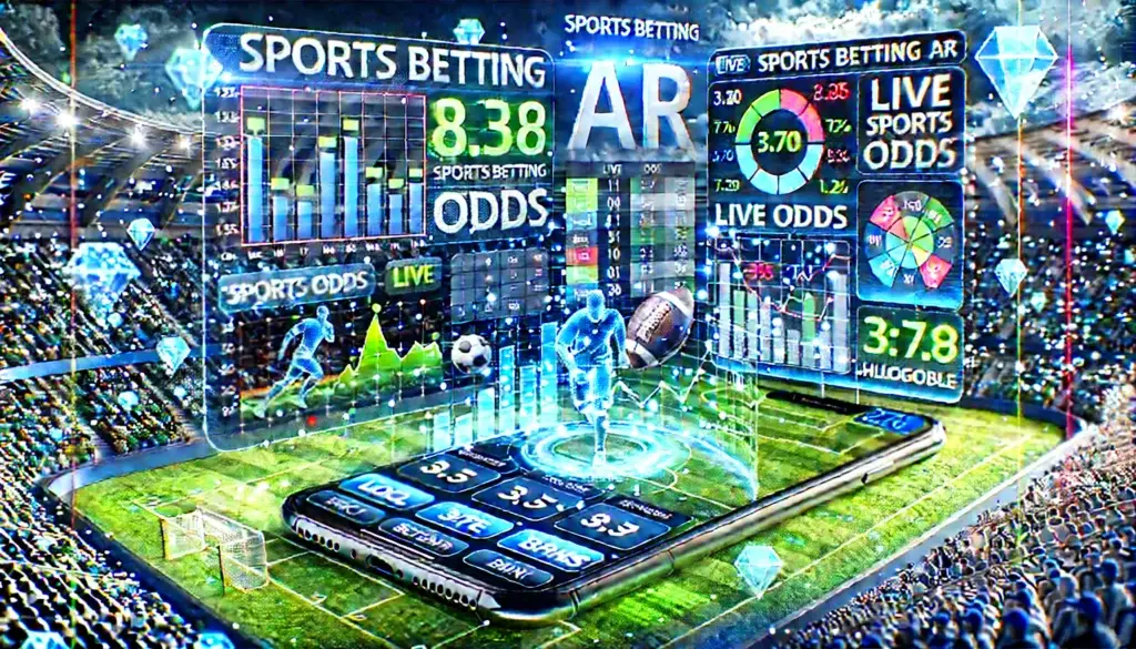 AR is revolutionising sports betting with real-time stats.